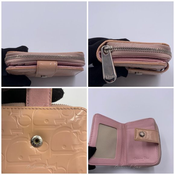 Authentic Christian Dior Pink Wallet Card Case - Picture 12 of 17